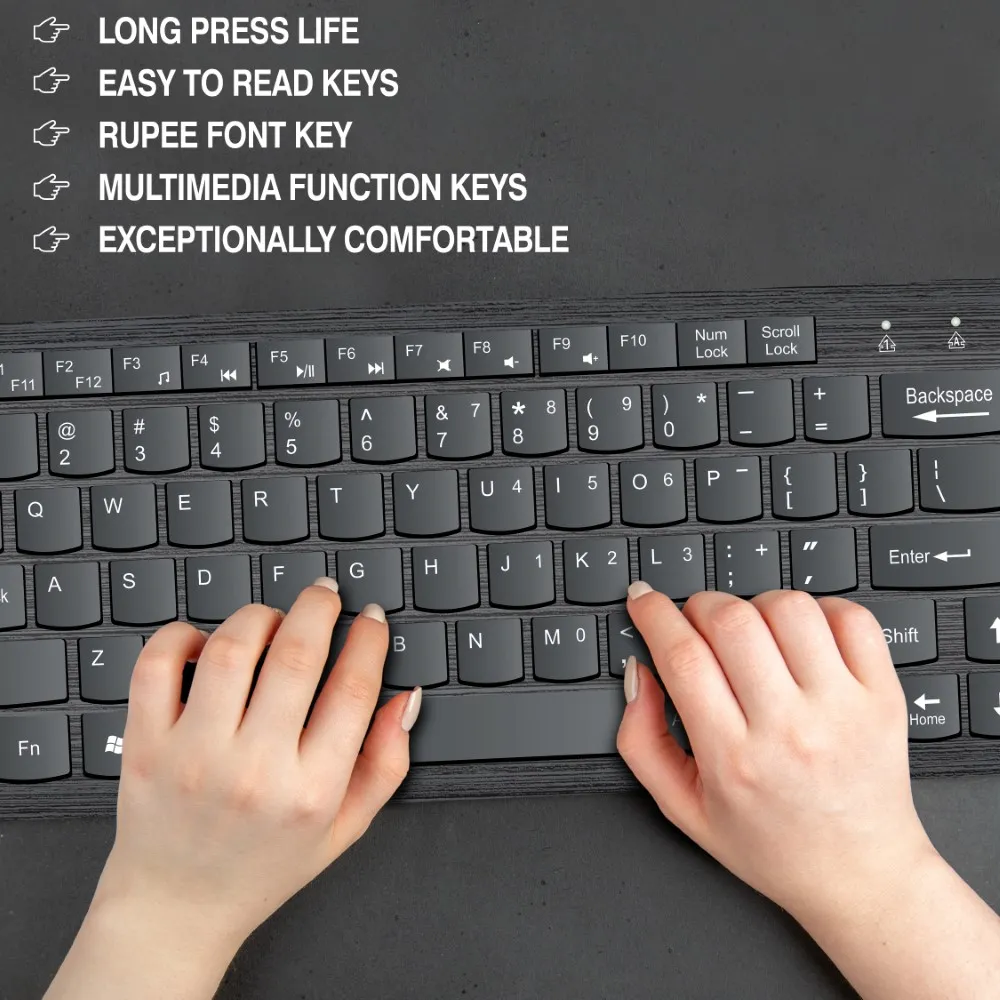 Quantron QKB17 USB MINI Keyboard view 2